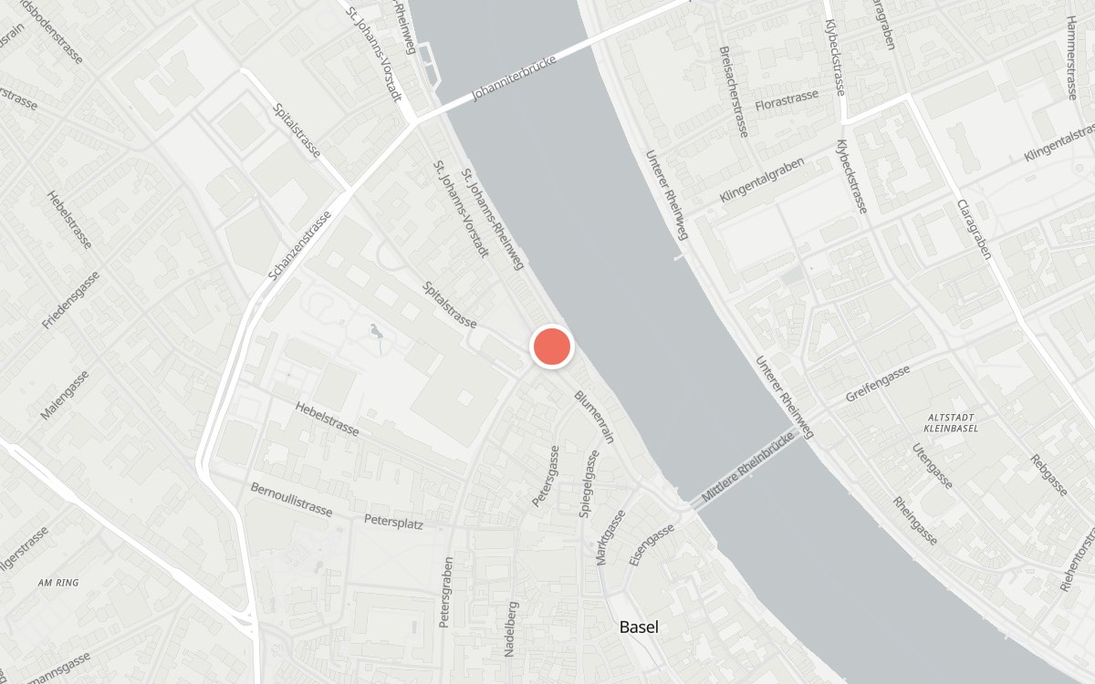 Karte: New Bombay am Rhein, Totentanz 1, 4051 Basel