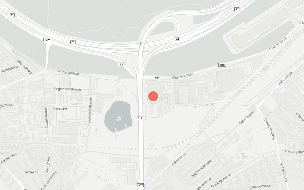 Karte: Blue Sky, Murtenstrasse 151, 3008 Bern