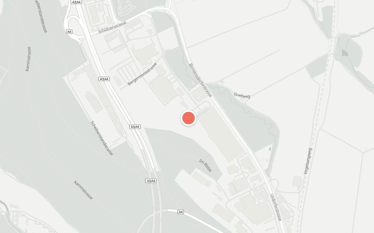Karte: Restaurant Postzentrum Urdorf, Heinrich Stutz-Strasse 29, 8902 Urdorf