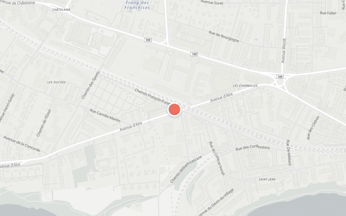 Plan : Au Furet, Avenue d'Aïre 44bis, 1203 Genève
