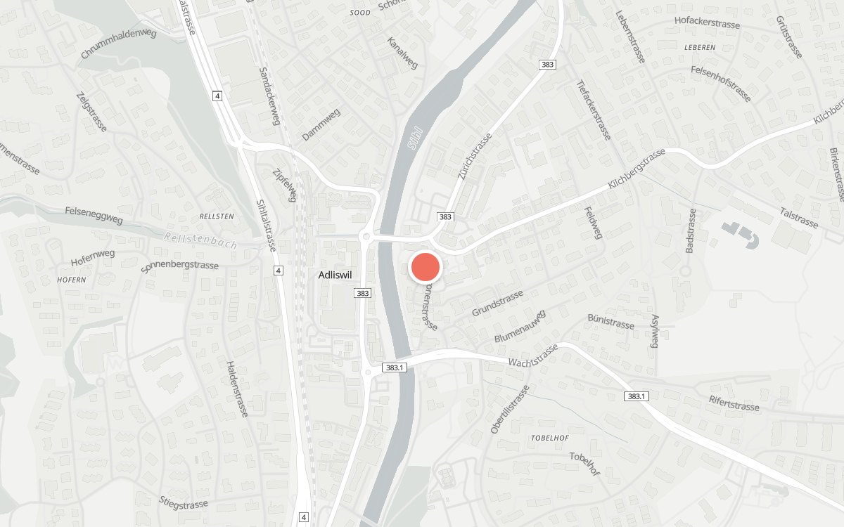Karte: Al Ponte, Kronenstrasse 4, 8134 Adliswil