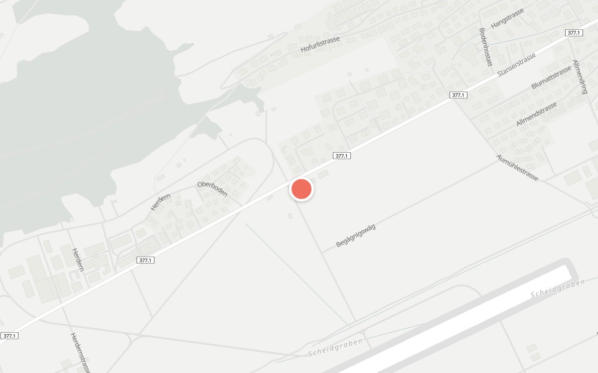 Karte: Nidair, Stanserstrasse 81, 6373 Ennetbürgen