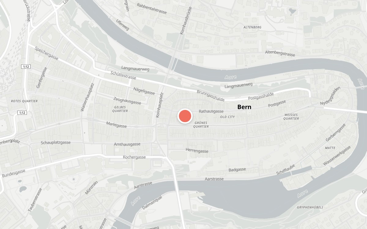 Karte: Capitol Restaurant & Bar, Rathausgasse 61, 3011 Bern