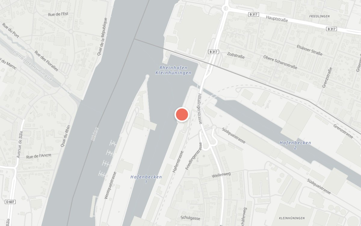 Karte: Zum rostigen Anker, Basel