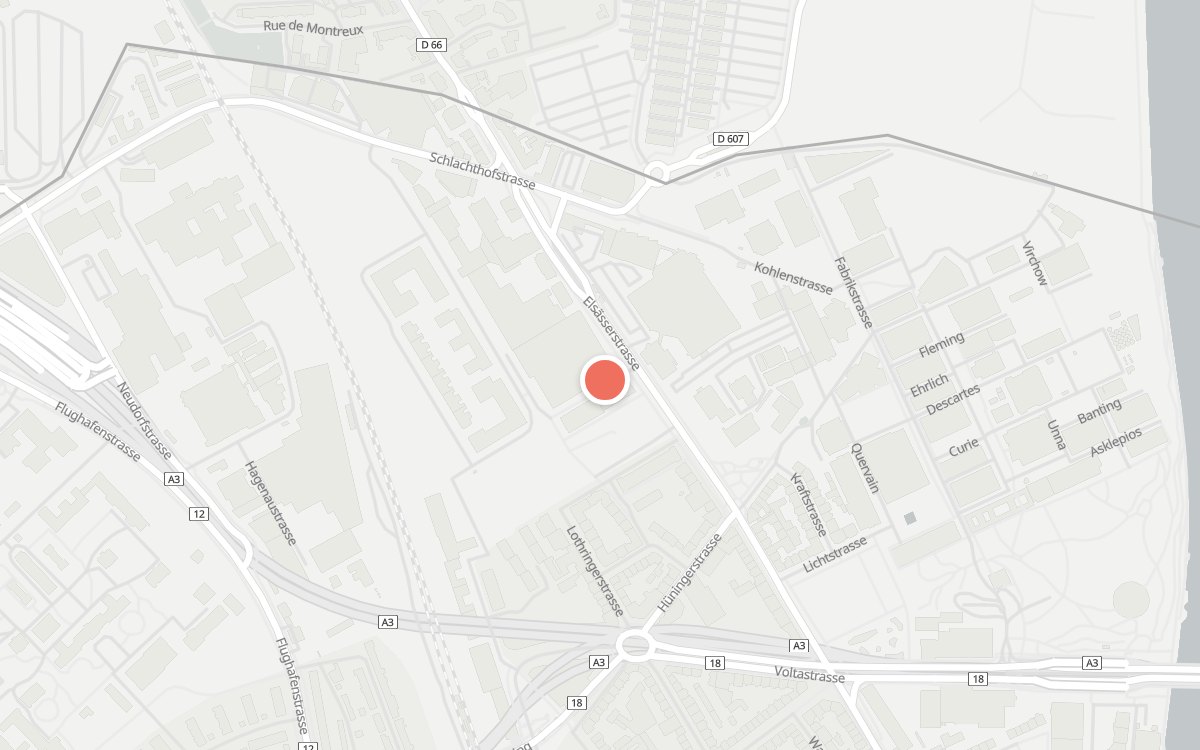 Karte: Lazai, Elsässerstrasse 215, 4056 Basel