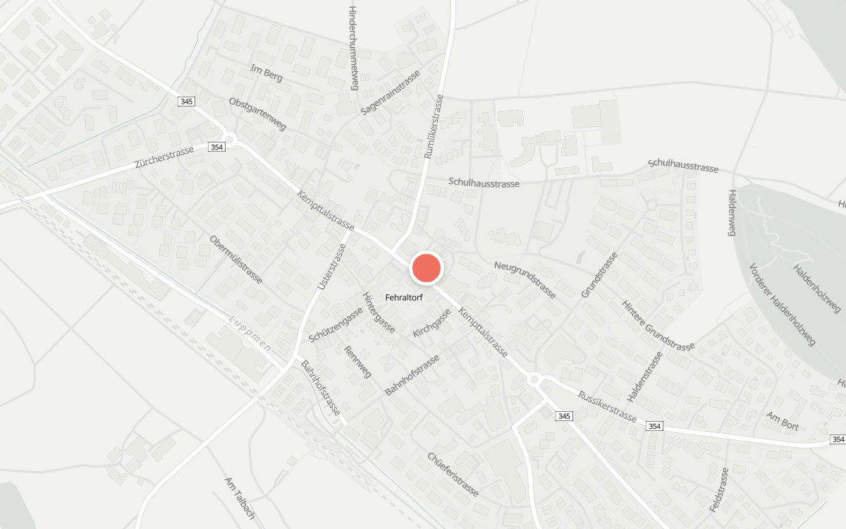 Karte: Steiner, Kempttalstrasse 65, 8320 Fehraltorf