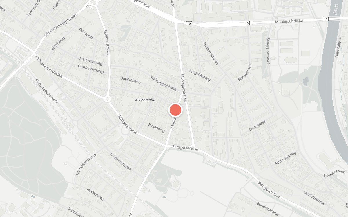 Karte: Kabul, Morillonstrasse 8, 3007 Bern