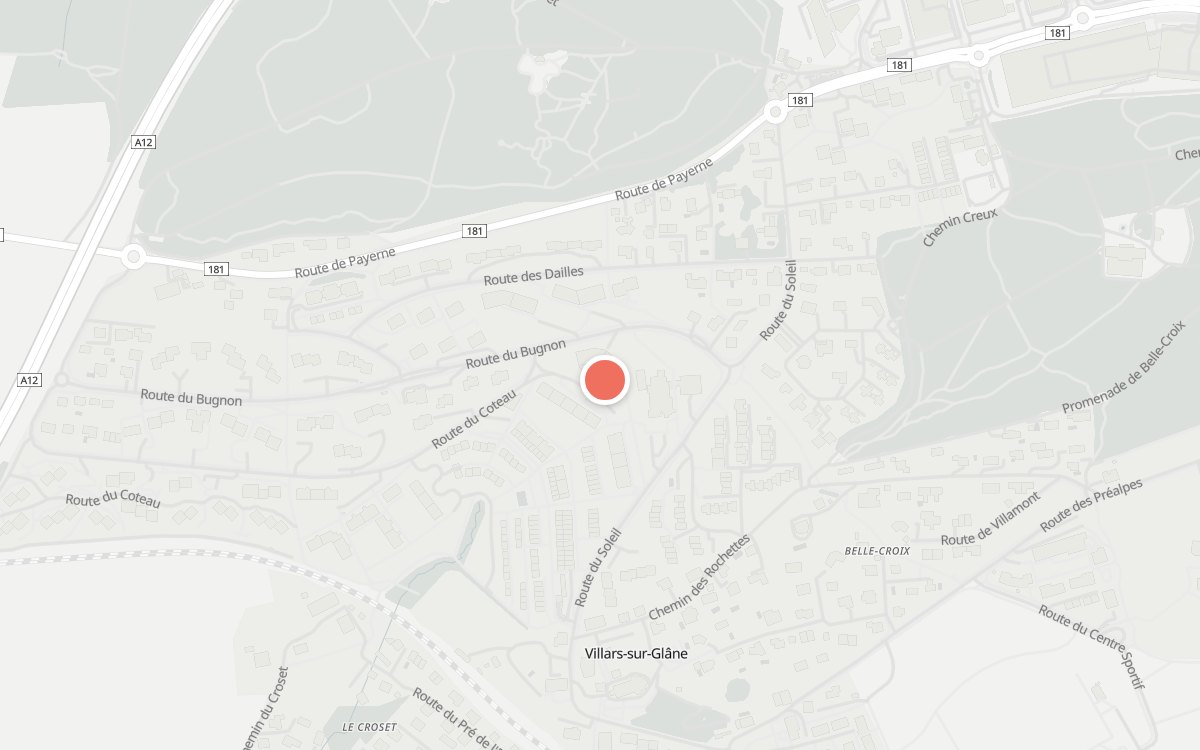 Plan : Fu Lin, Rue des Cerisiers, 1752 Fribourg