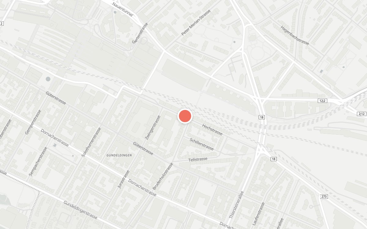 Karte: Restaurant FuTo, Hochstrasse 51, 4053 Basel