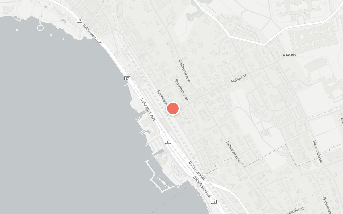 Karte: La Trattoria Blumenau, Seefeldstrasse 269, 8008 Zürich
