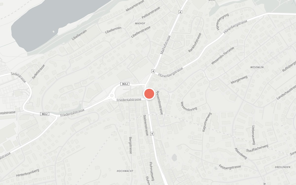 Karte: Felsenegg, Maihofstrasse 4, 6004 Luzern