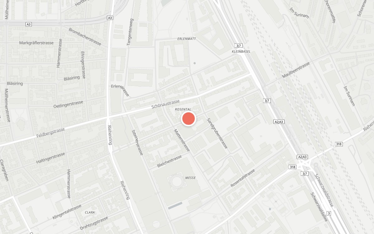 Karte: Kitchen 41, Maulbeerstrasse 41, 4058 Basel