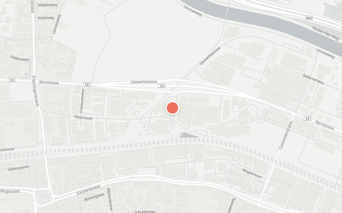 Karte: Hiestand Backmarkt, Zürich