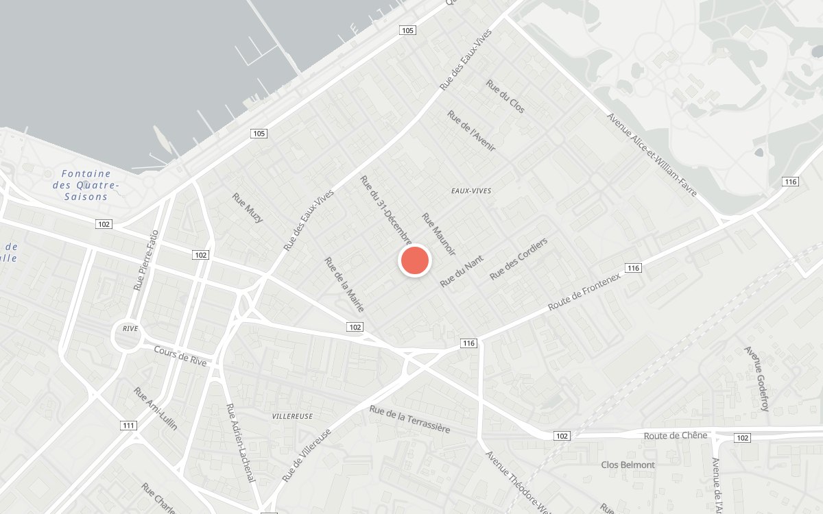 Plan : Corde Coffee, Rue du 31-Décembre 32, Genève
