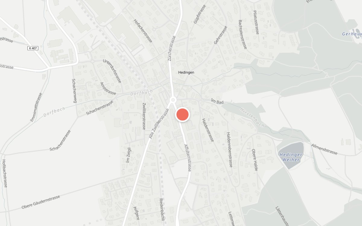 Karte: da Ora, Affolternstrasse 5, 8908 Hedingen