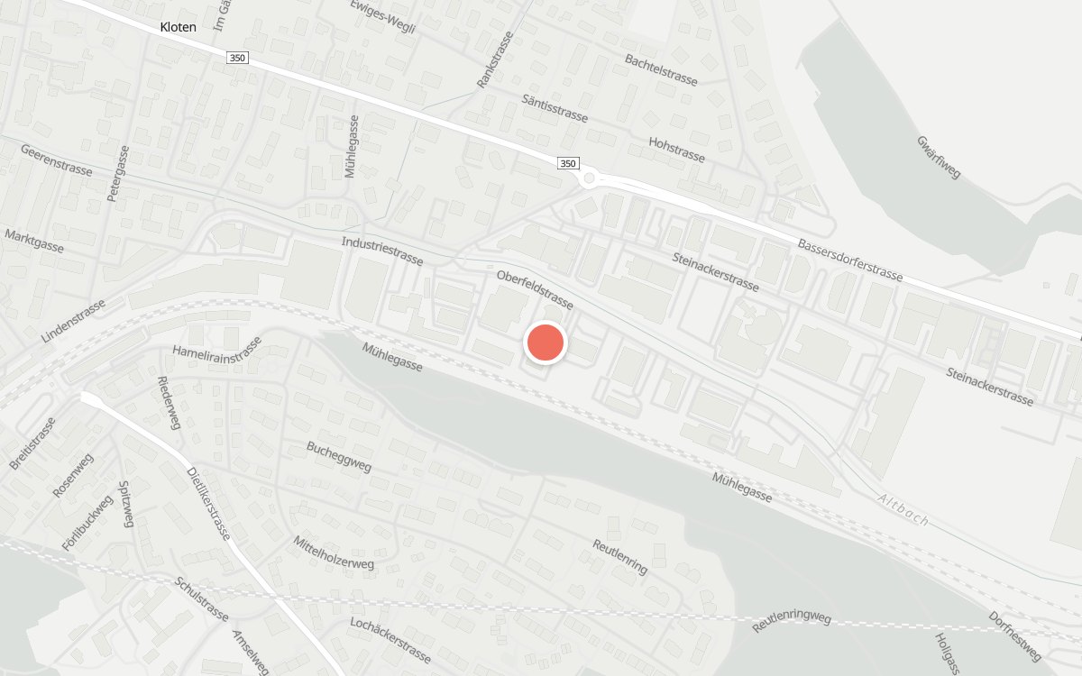 Karte: JetSet Restaurant & Events GmbH, Oberfeldstrasse 14, 8302 Kloten