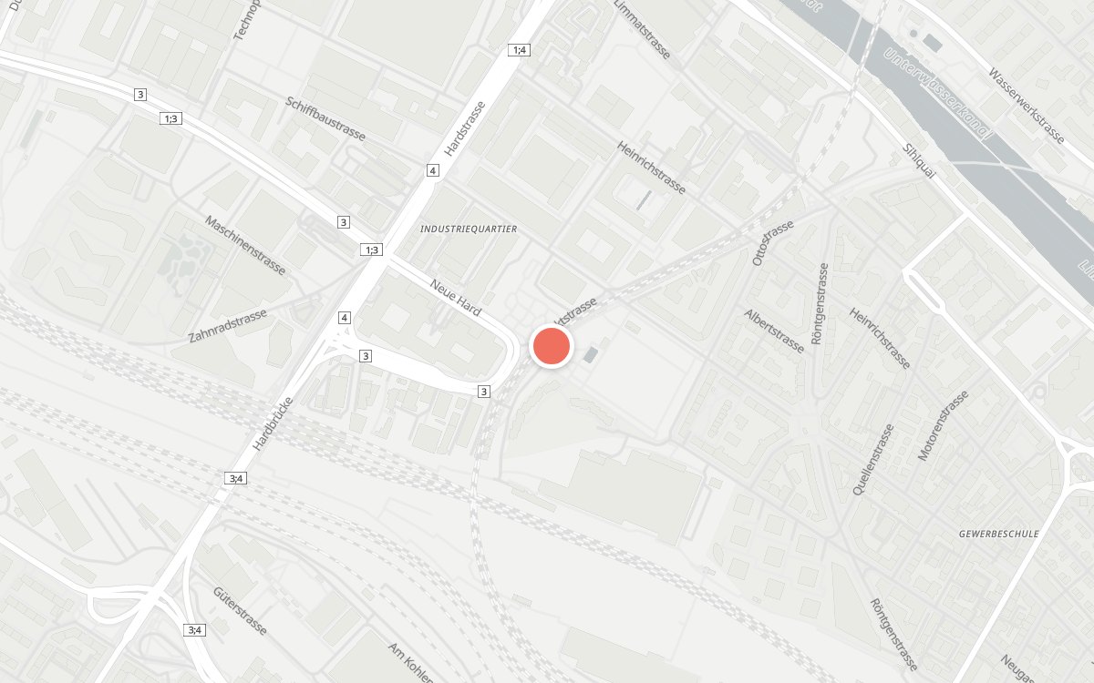 Karte: Restaurant Viadukt, Viaduktstrasse 71, 8005 Zürich