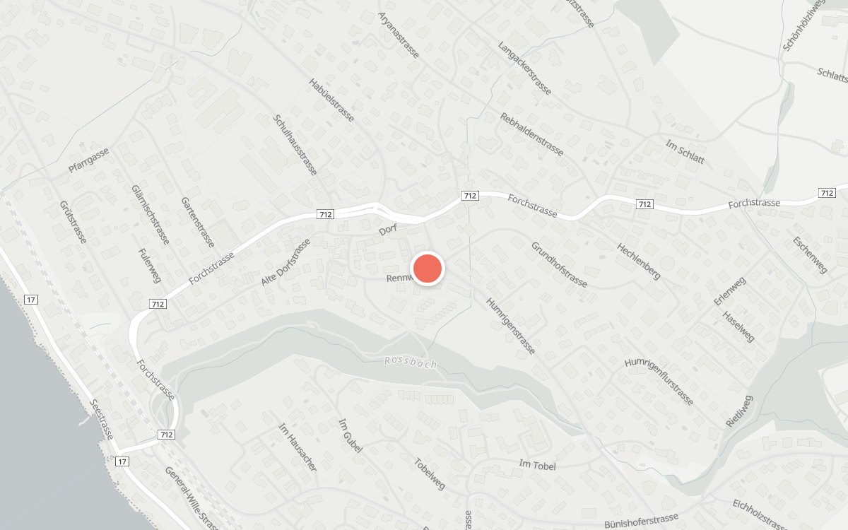 Karte: Steiner, Rennweg 4, 8704 Herrliberg
