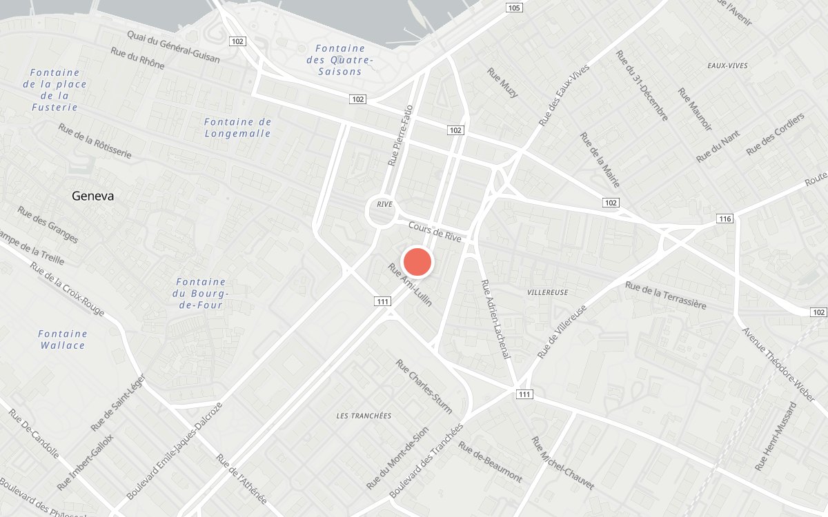 Plan : Le Patio - Rive Gauche, Boulevard Helvétique, 1204 Genève