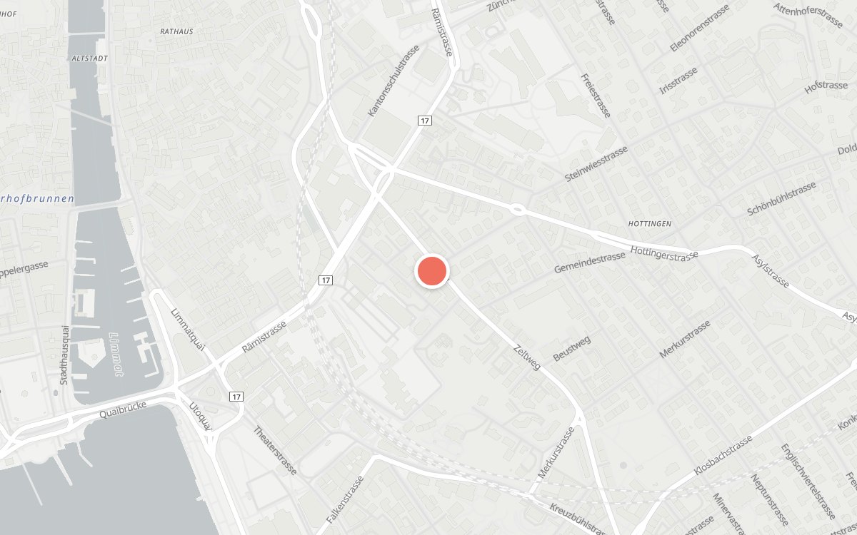 Karte: Minine, Zeltweg 12, Zürich