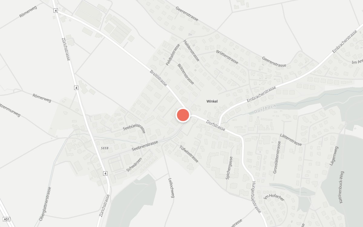 Karte: Landgasthof Breiti, Zürich