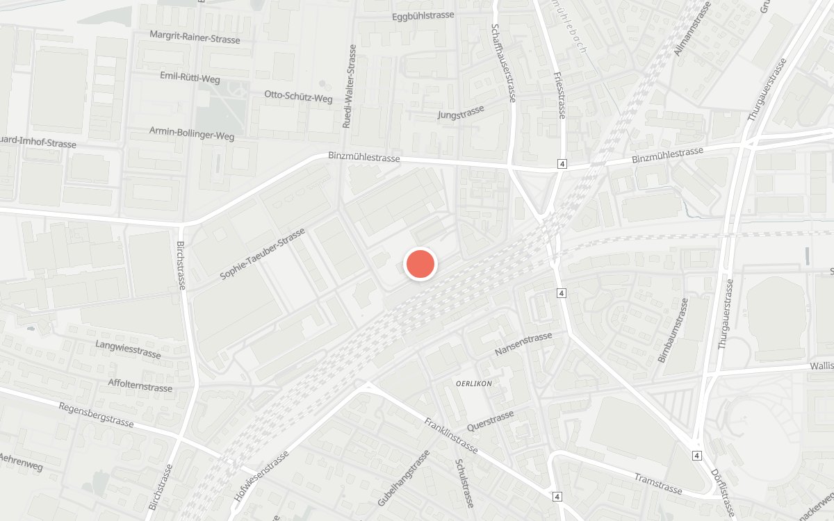 Karte: Zum Frischen Max, Zürich