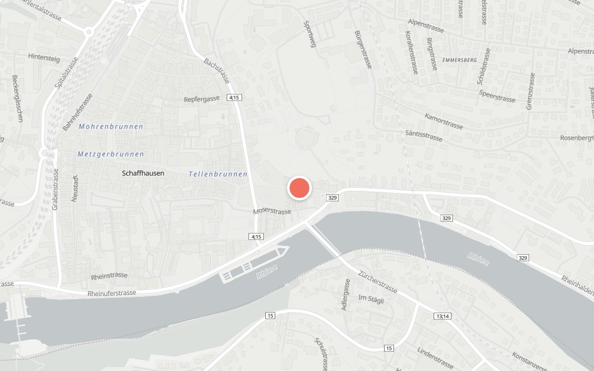 Karte: Romana, Unterstadt 18/20, 8200 Schaffhausen