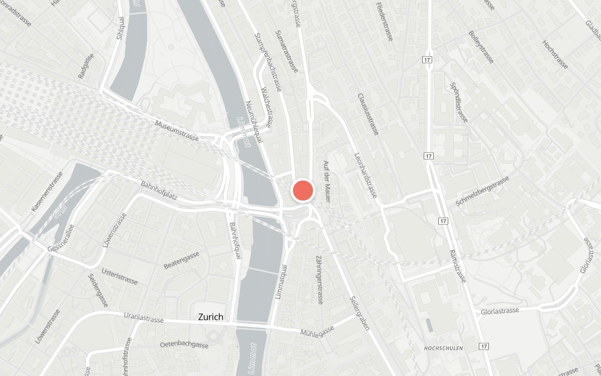 Karte: QQ Sushi, Stampfenbachstrasse 6, Zürich