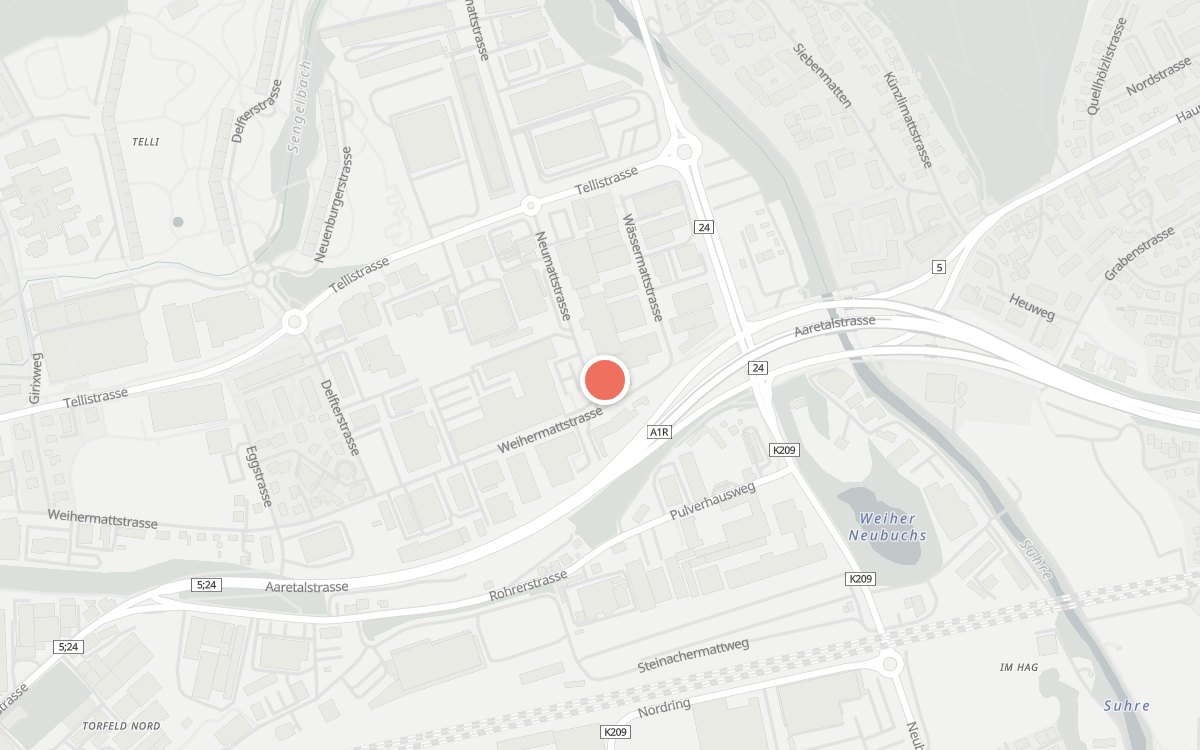 Karte: Mojo, Neumattstrasse 2, 5000 Aarau