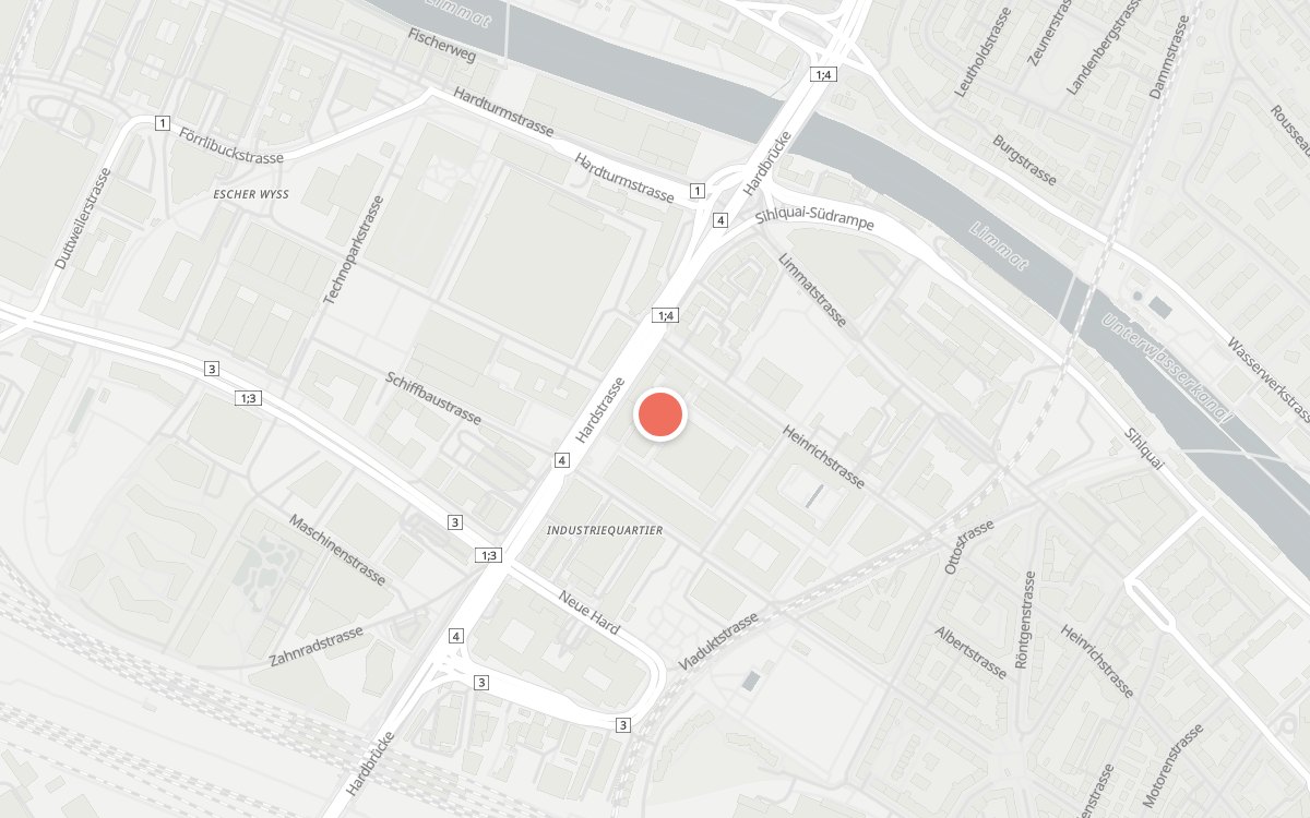 Karte: Nooch Asian Kitchen, Heinrichstrasse 267, 8005 Zürich