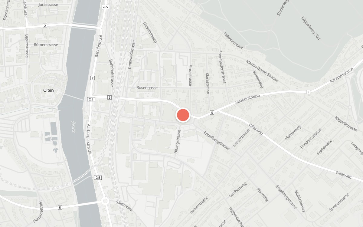Karte: Supreme Steakhouse Olten, Aarauerstrasse 55, 4600 Olten