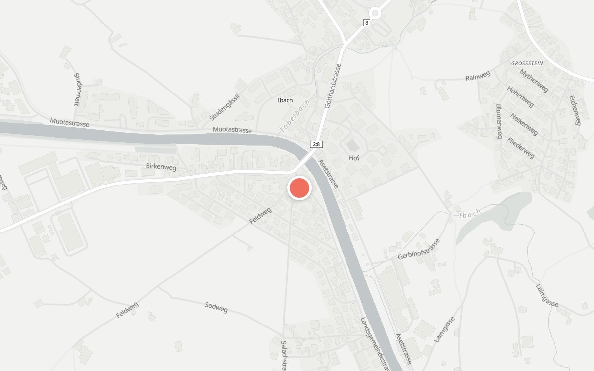 Karte: Restaurant Erlen, Feldweg 1a, 6438 Ibach