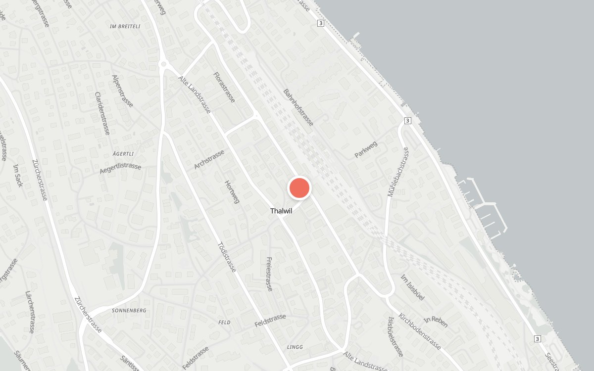 Karte: Bakehouse Thalwil, Gotthardstrasse 19, 8800 Thalwil