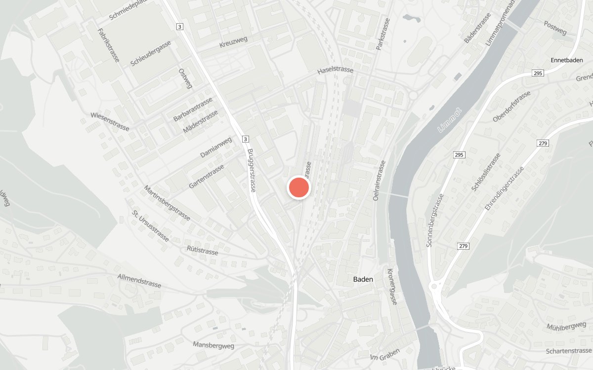 Karte: Restaurant Langhaus, Langhaus 1, 5400 Baden