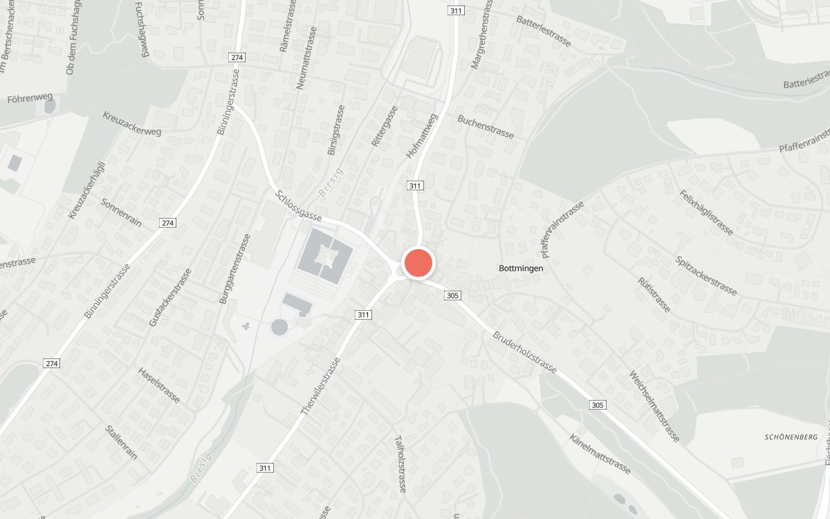 Karte: Restaurant Sonne Bottmingen, Baslerstrasse 4, 4103 Bottmingen