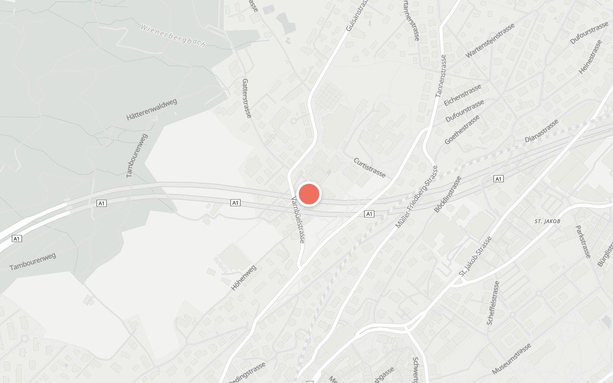 Karte: Restaurant Sapelli, Dufourstrasse 50, 9000 St. Gallen