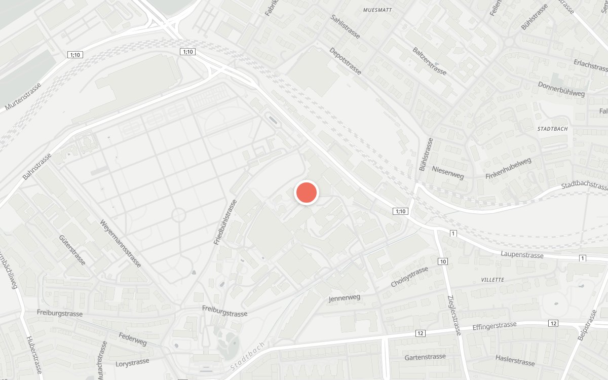 Karte: Stella, Freiburgstrasse 18, 3010 Bern