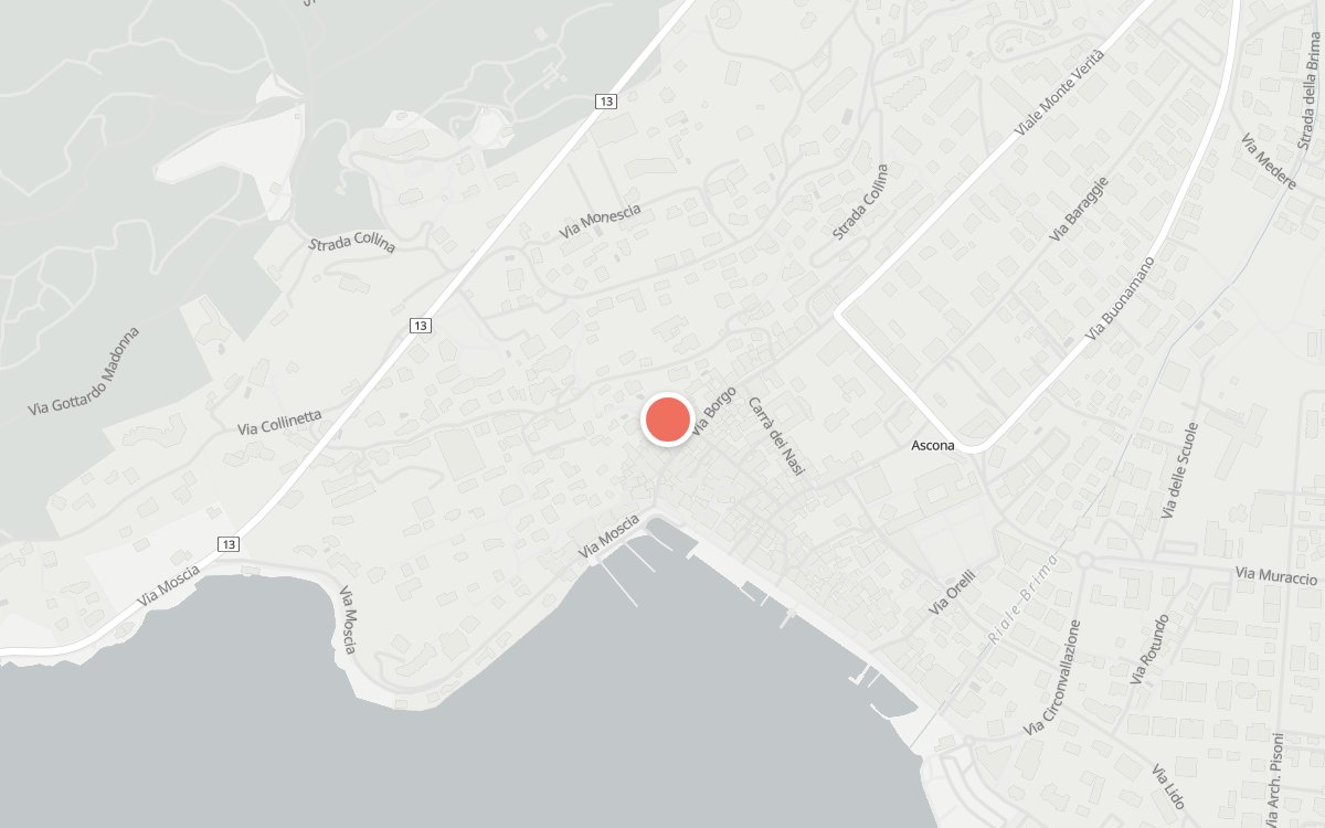 Karte: Art Hotel Riposo, Scalinata della Ruga 4, 6612 Ascona