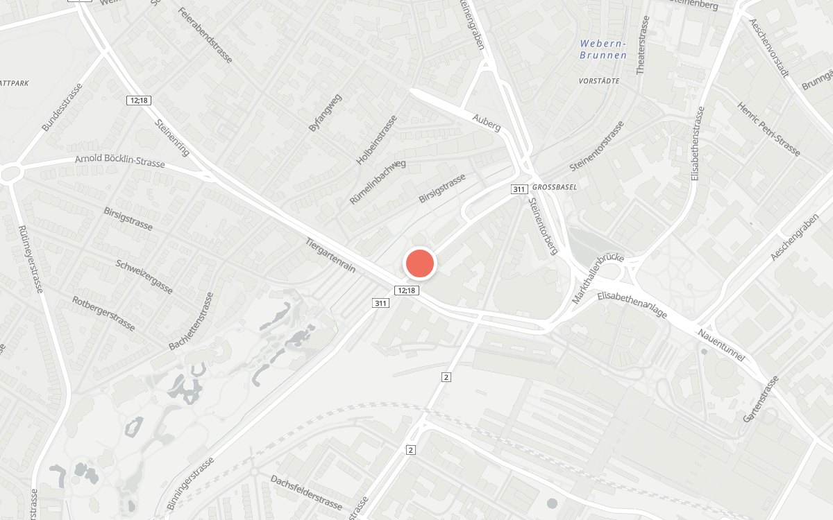 Karte: Acqua, Binningerstrasse, 4002 Basel