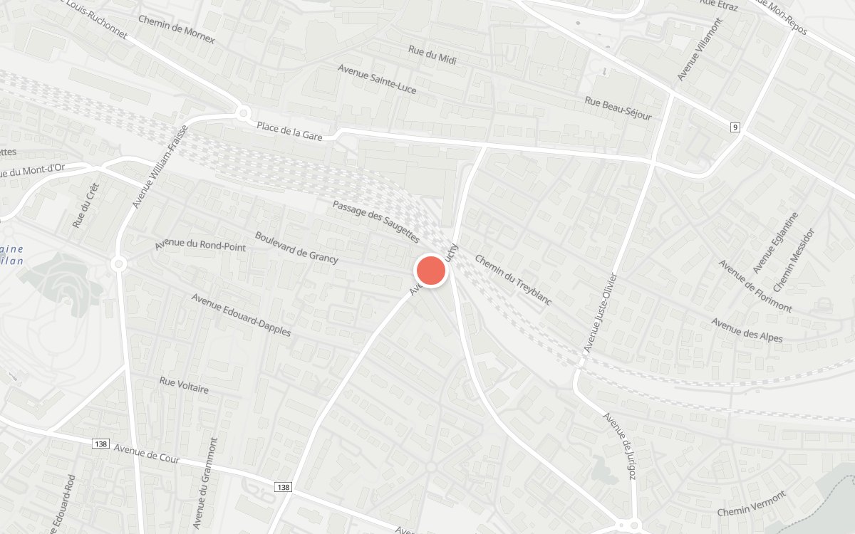 Plan : DéCi comptoir gourmand, Avenue d'Ouchy 8, 1006 Lausanne
