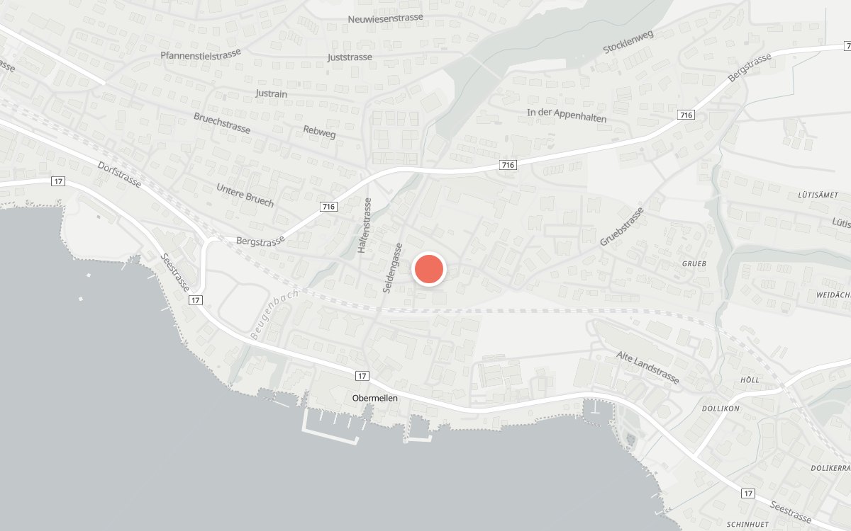 Karte: zur alten Sonne, Alte Landstrasse 57, 8706 Zürich