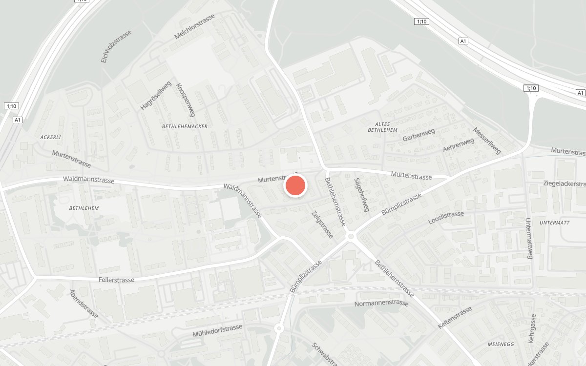 Karte: Blumenfeld, Murtenstrasse 265, 3027 Bern