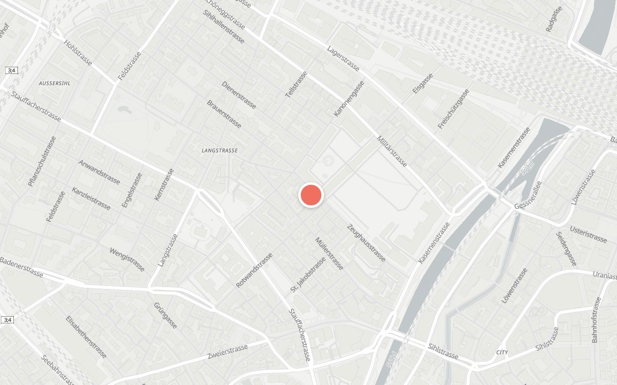 Karte: Ristorante Italia, Zeughausstrasse 61, 8004 Zürich