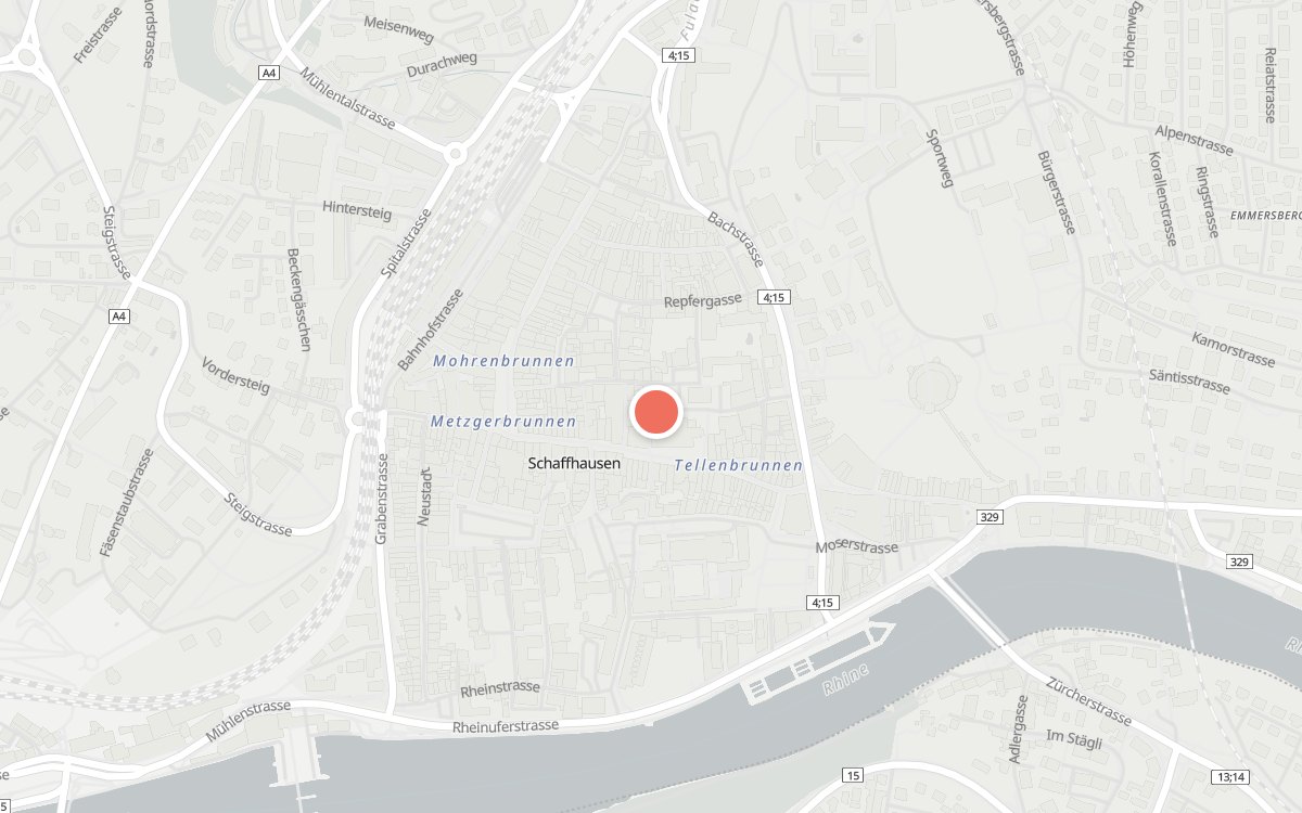 Karte: Kronenstube, Kirchhofplatz 7, 8200 Schaffhausen