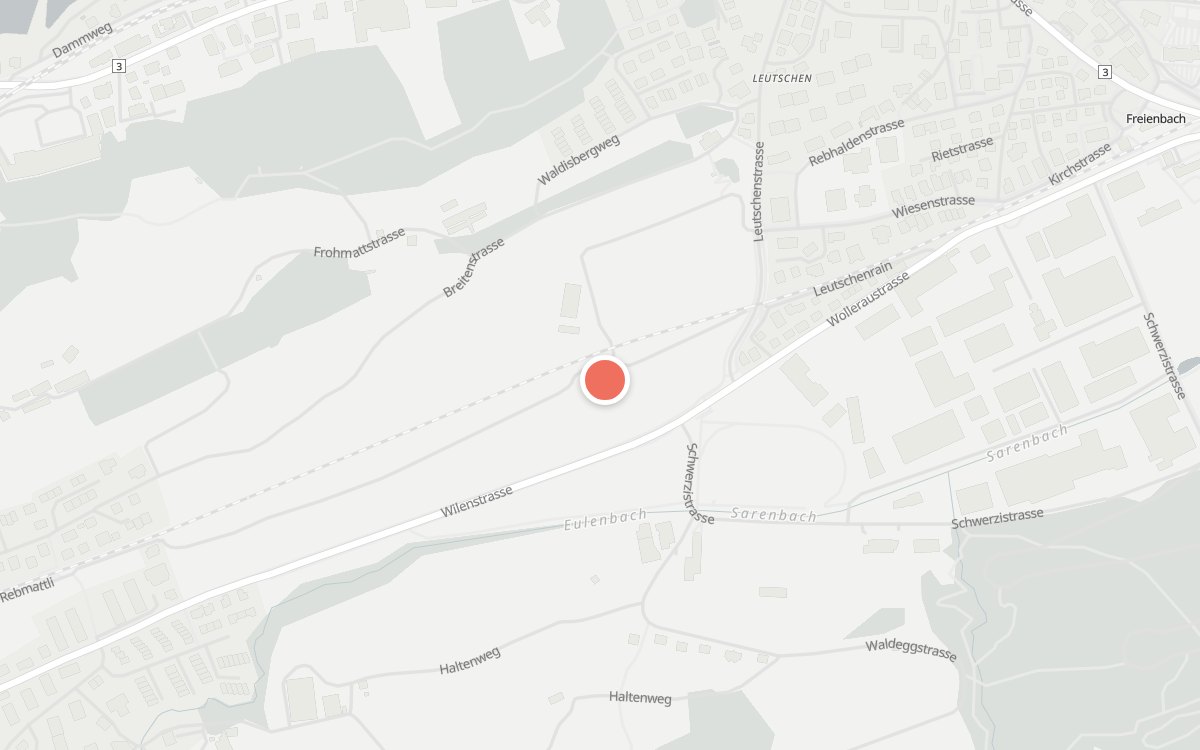 Karte: Restaurant Leutschenhaus, Leutschenrain 19, 8807 Rapperswil-Jona