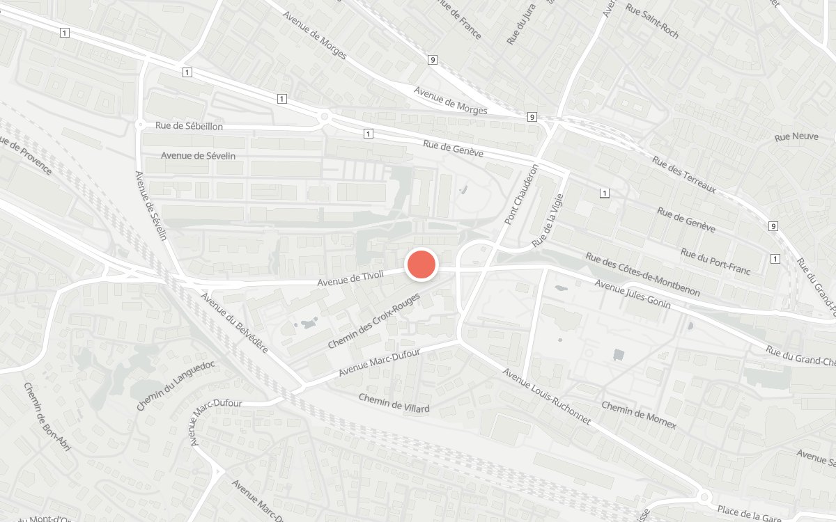Plan : Oniwa, 1007 Lausanne