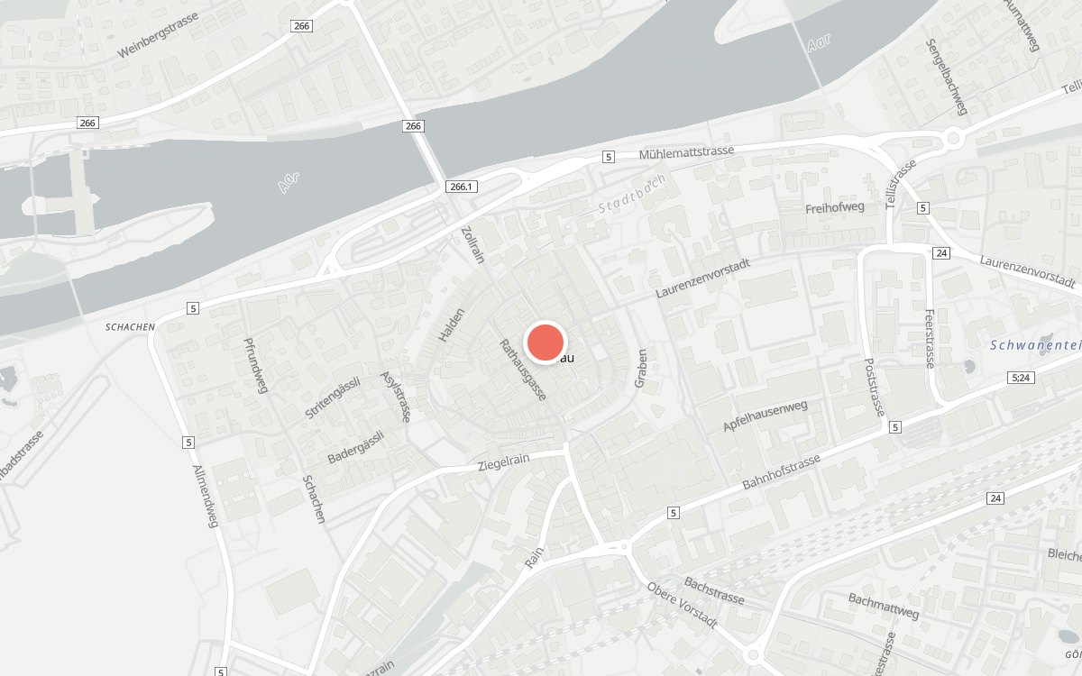 Karte: Max & Moriz, Kronengasse 7, 5000 Aarau